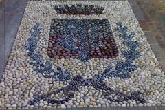 mosaico in ciottoli  naturali